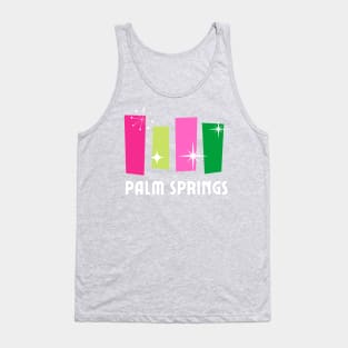 Palm Springs California Retro Vintage Tank Top